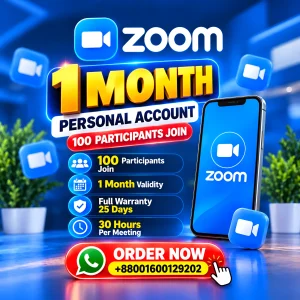 Zoom 1 Month Personal Account